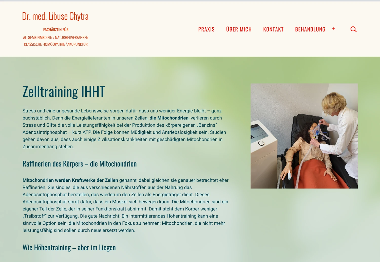 Dr. Chytra Berlin: Leistungen verständlich erklären