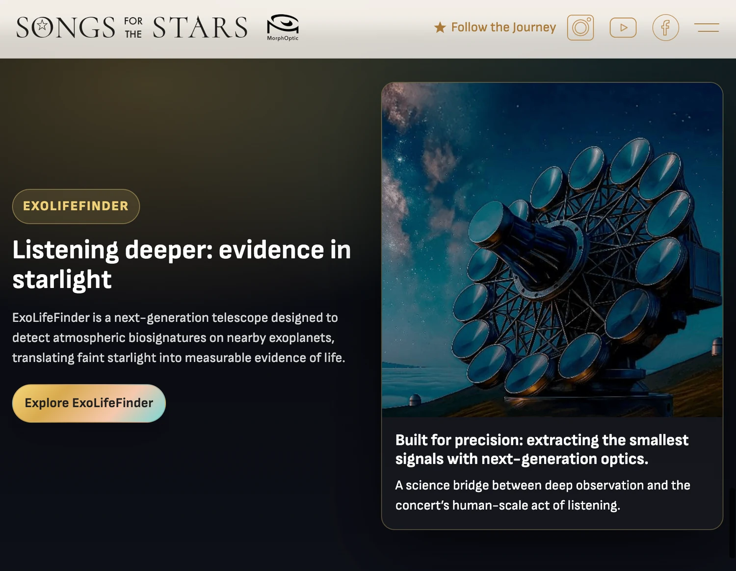 Songs for the Stars: Die Verbindung zur Wissenschaft