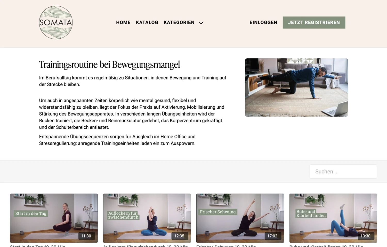 SOMATA: Videothek & Orientierung